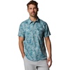 image:imageColumbia Mens PFG Uncharted Printed Short Sleeve ShirtCrushed Blue Swamplands