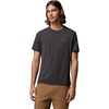 image:imageColumbia Mens Parsons Point Short Sleeve Back Graphic TeeBlack HeatherAthletic Gem Badge
