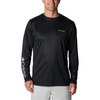 image:imageColumbia Mens Terminal Tackle PFG Statetriot Long SleeveBlackGraphite Fl