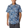 Bright Indigo Leaf Camo