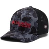 image:imageColumbia Unisex Collegiate PHG Camo Mesh Ball CapUga  Black Deltawoods Camo