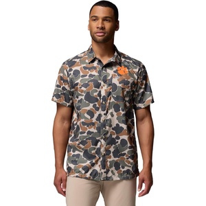 image:imageColumbia Mens Collegiate Super Slack Tide ShirtCle  Fossil Deltahunter Camo
