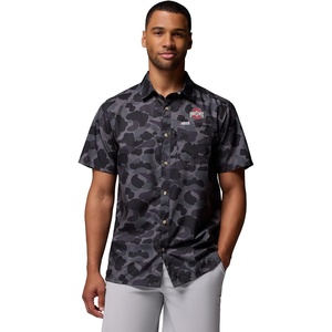 image:imageColumbia Mens Collegiate Super Slack Tide ShirtOs  Black Deltahunter Camo