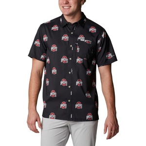 image:imageColumbia Mens Collegiate Super Slack Tide ShirtOs  Black Logo Print
