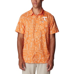image:imageColumbia Mens Collegiate Super Slack Tide ShirtUt  Solarize Fish Fan Print