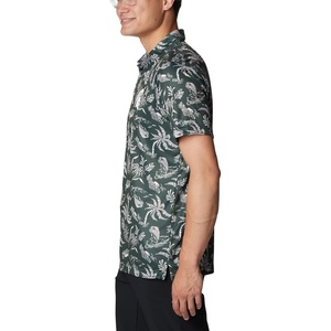 image:imageColumbia Mens Collegiate Super Terminal Tackle PoloMs  Spruce Dorado Isle Print