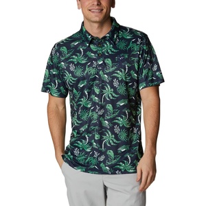 image:imageColumbia Mens Collegiate Super Terminal Tackle PoloNd  Collegiate Navy Dorado Isle Print