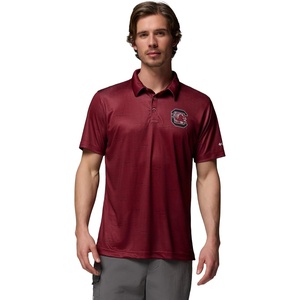 image:imageColumbia Mens Collegiate Super Terminal Tackle PoloSc  Beet