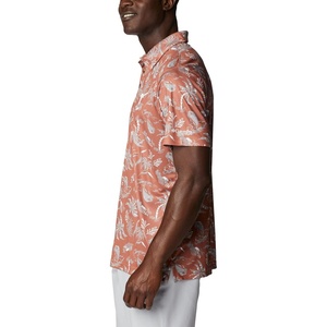 image:imageColumbia Mens Collegiate Super Terminal Tackle PoloTex  Cedar Dorado Isle Print