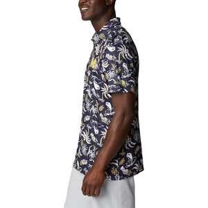 image:imageColumbia Mens Collegiate Super Terminal Tackle PoloUm  Collegiate Navy Dorado Isle Print