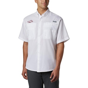 image:imageColumbia Mens Collegiate Tamiami Short Sleeve ShirtArk  White