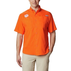 image:imageColumbia Mens Collegiate Tamiami Short Sleeve ShirtCle  Spark Orange
