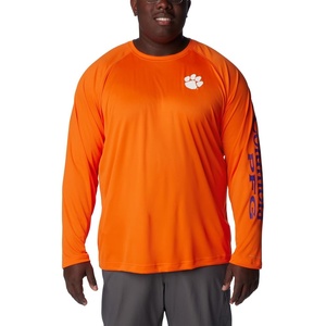 image:imageColumbia Mens Collegiate Terminal Tackle Long Sleeve ShirtCle  Spark Orange
