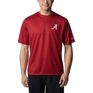image:imageColumbia Mens Collegiate Terminal Tackle SS ShirtAla  Red Velvet