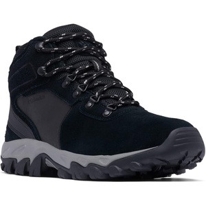 image:imageColumbia Mens Discontinued Newton Ridge Plus II Suede Waterproof Hiking BootBlackStratus