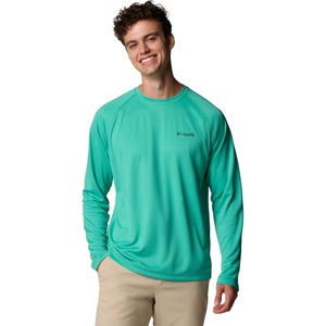 image:imageColumbia Mens PFG Solar Stream Long SleeveGlaze Green