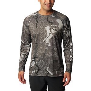 image:imageColumbia Mens PFG Super Terminal Tackle Long Sleeve ShirtBlackRealtree Rift