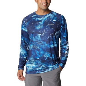 image:imageColumbia Mens PFG Super Terminal Tackle Long Sleeve ShirtBlue Macaw Realtree Horizon