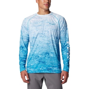 image:imageColumbia Mens PFG Super Terminal Tackle Long Sleeve ShirtOcean BlueDigiscale Fade