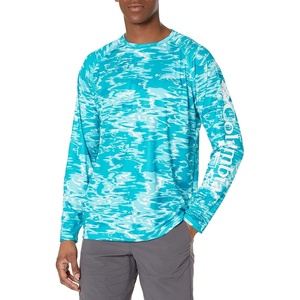 image:imageColumbia Mens PFG Super Terminal Tackle Long Sleeve ShirtOcean Teal Ripples