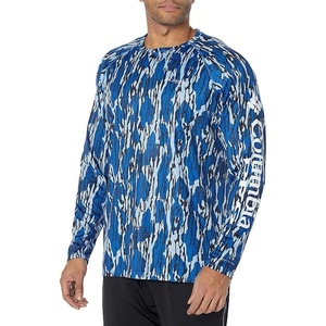image:imageColumbia Mens PFG Super Terminal Tackle Long Sleeve ShirtVivid Blue Mossy Oak Bottomland
