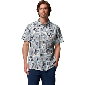 image:imageColumbia Mens PFG Trollers Best II Short Sleeve ShirtCollegiate Navy Resort Time