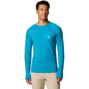 image:imageColumbia Mens PFG Uncharted Neps Long SleeveBlue Echo