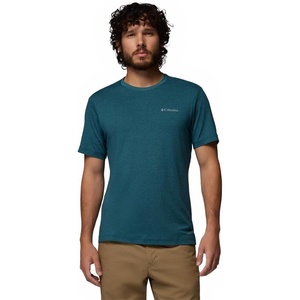 image:imageColumbia Mens Parsons Point Short Sleeve Back Graphic TeeEverblue HeatherSplatter Gem