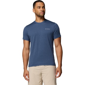 image:imageColumbia Mens Parsons Point Short Sleeve Logo TeeCollegiate NavyHeather