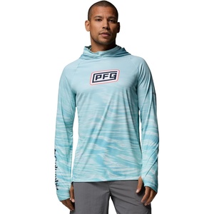 image:imageColumbia Mens Pfg Super Terminal Tackle Vent HoodieMarine Light Currents Fade