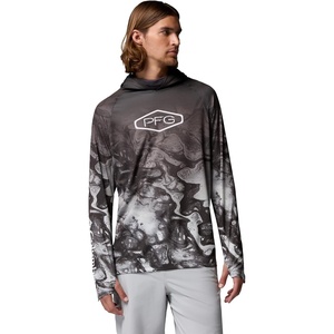 image:imageColumbia Mens Pfg Super Terminal Tackle Vent HoodieShark Aerials Fade
