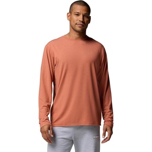 image:imageColumbia Mens Soft Stretch Long Sleeve TeeTeak Brown Heather