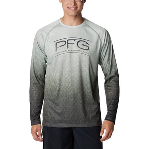 image:imageColumbia Mens Super Terminal Tackle PFG Super Fade Long SleeveCypress TechcamoBathymetric Sf
