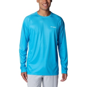 image:imageColumbia Mens Super Terminal Tackle PFG Super Fade Long SleeveOcean BlueFish Hooks Sfs