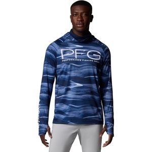 image:imageColumbia Mens Super Terminal Tackle Vent HoodieCollegiate Navy Obsidian