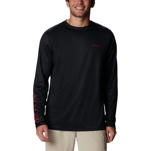 image:imageColumbia Mens Terminal Tackle PFG Statetriot Long SleeveBlackRed Spark Ga