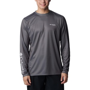 image:imageColumbia Mens Terminal Tackle PFG Statetriot Long SleeveCity GreyWhite Fl