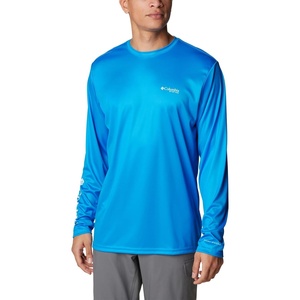 image:imageColumbia Mens Terminal Tackle PFG Statetriot Long SleeveHyper BlueWhite Usa