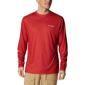 image:imageColumbia Mens Terminal Tackle PFG Statetriot Long SleeveRed SparkWhite Tx