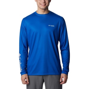 image:imageColumbia Mens Terminal Tackle PFG Statetriot Long SleeveVivid BlueWhite Tx