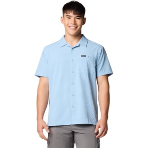 image:imageColumbia Mens Utilizer Short Sleeve Camp ShirtRipple Blue