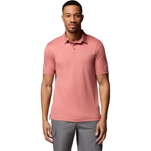 image:imageColumbia Parsons Point PoloWashed RedHeatherRosewood