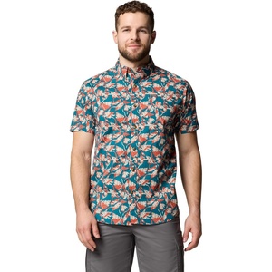 image:imageColumbia Rapid Rivers Printed Short Sleeve ShirtRiver Blue Vined