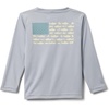 image:imageColumbia Youth Boys PFG Terminal Tackle Fish Flag Long Sleeve ShirtCool GreyCrushed Blue Trout  Flies