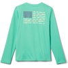 image:imageColumbia Youth Boys PFG Terminal Tackle Fish Flag Long Sleeve ShirtLight JadeKey West