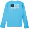 image:imageColumbia Youth Boys PFG Terminal Tackle Fish Flag Long Sleeve ShirtRiptideWhite
