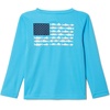 image:imageColumbia Youth Boys PFG Terminal Tackle Fish Flag Long Sleeve ShirtRiptideWhite