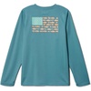 image:imageColumbia Youth Boys PFG Terminal Tackle Fish Flag Long Sleeve ShirtTranquil Teal  Bright Nectar Trout Flies