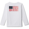 image:imageColumbia Youth Boys PFG Terminal Tackle Fish Flag Long Sleeve ShirtWhiteCollegiate Navy