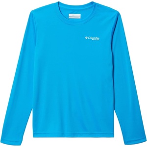 image:imageColumbia Youth Boys PFG Terminal Tackle Fish Flag Long Sleeve ShirtCompass BlueWhite